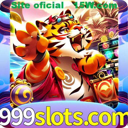 Imagem promocional da 999slots.com mostrando a plataforma e suas vantagens